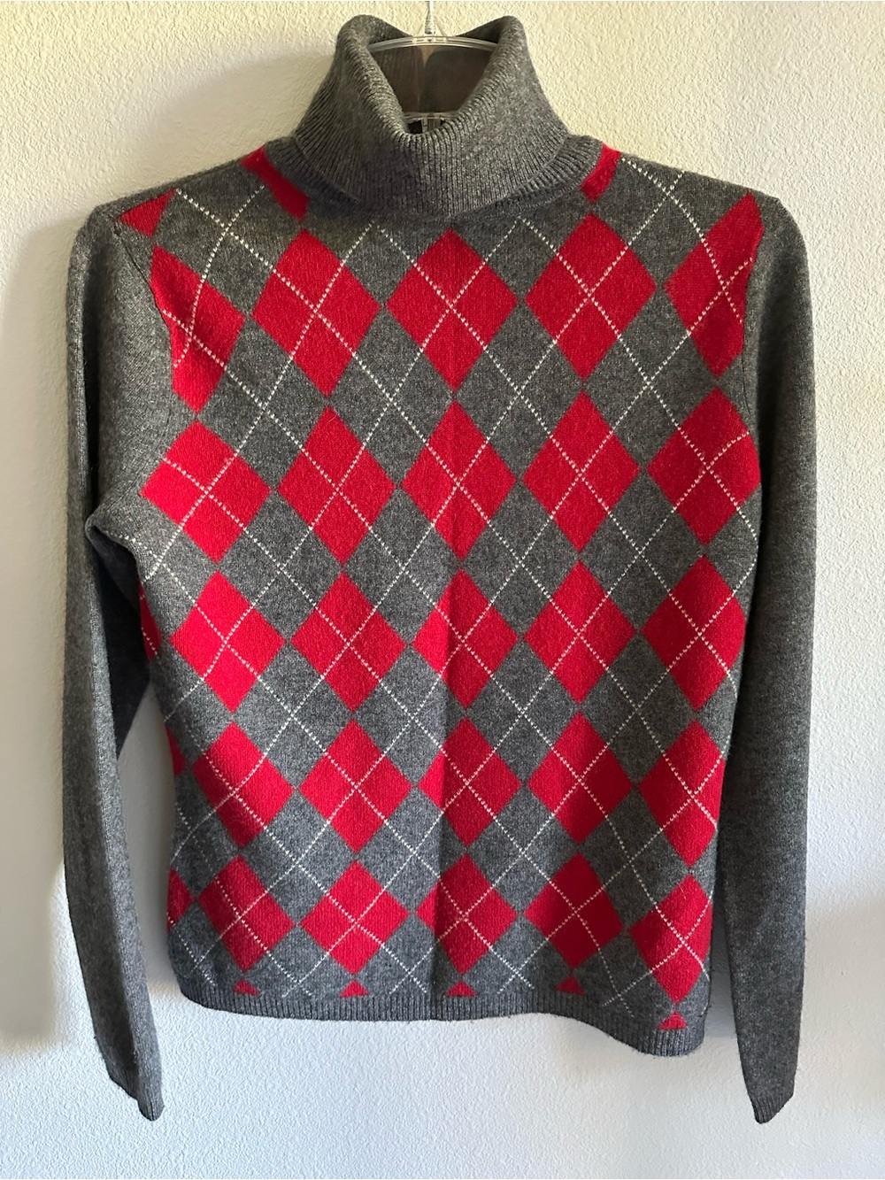 Apt. 9 Charcoal Gray Cashmere Sweater S